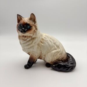 Norcrest Vintage Seal Point Himalayan Cat Made in Japan Ceramic